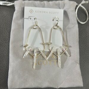 Kendra Scott Eileen Gold Statement Earrings